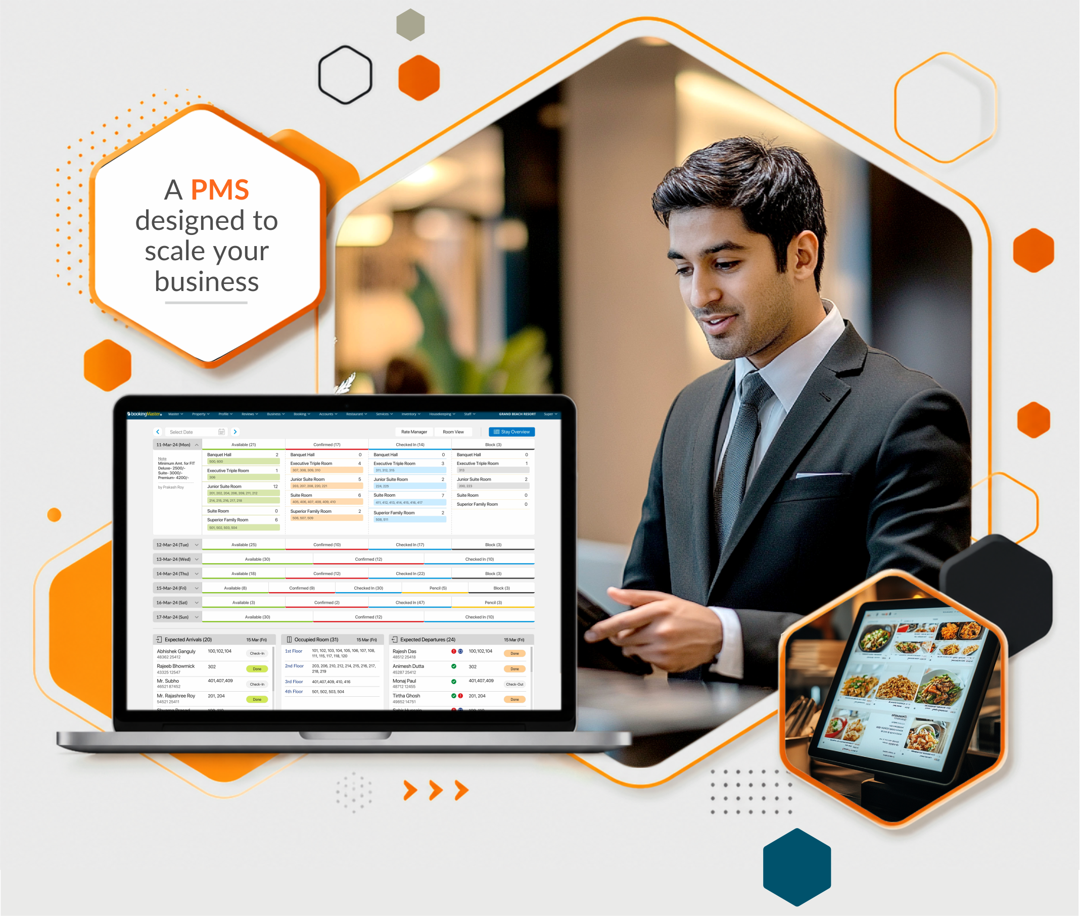 Hotel PMS Dashboard